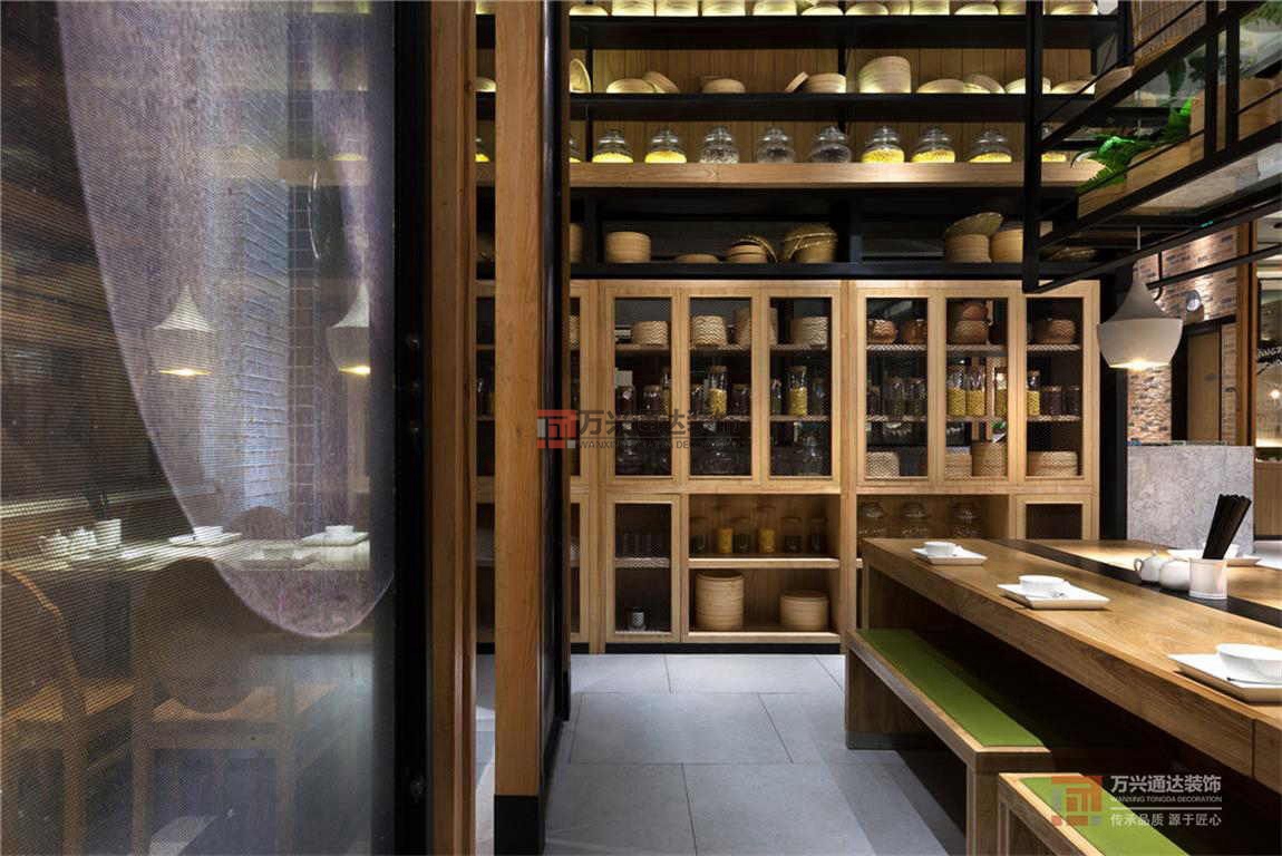 北京萬興通達(dá)辦公裝修項(xiàng)目-東園小館快餐廳裝修效果圖