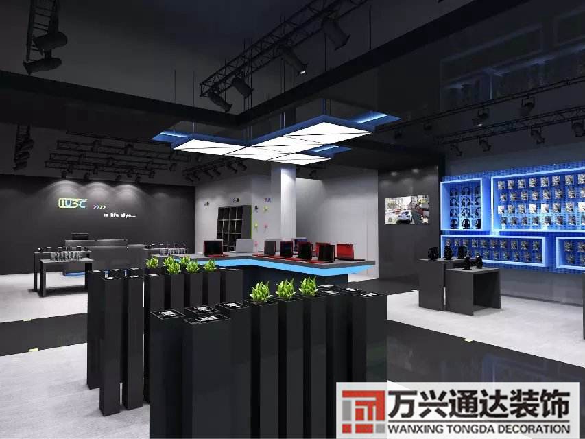 二手數(shù)碼店裝修效果數(shù)碼配件店裝修效果圖