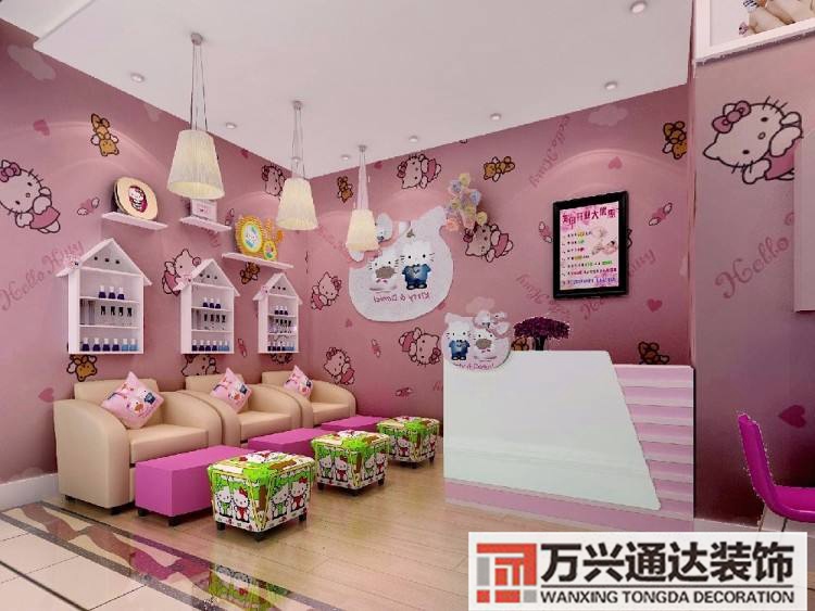 美甲店裝修圖片歐式北歐風(fēng)美甲店裝修風(fēng)格圖片
